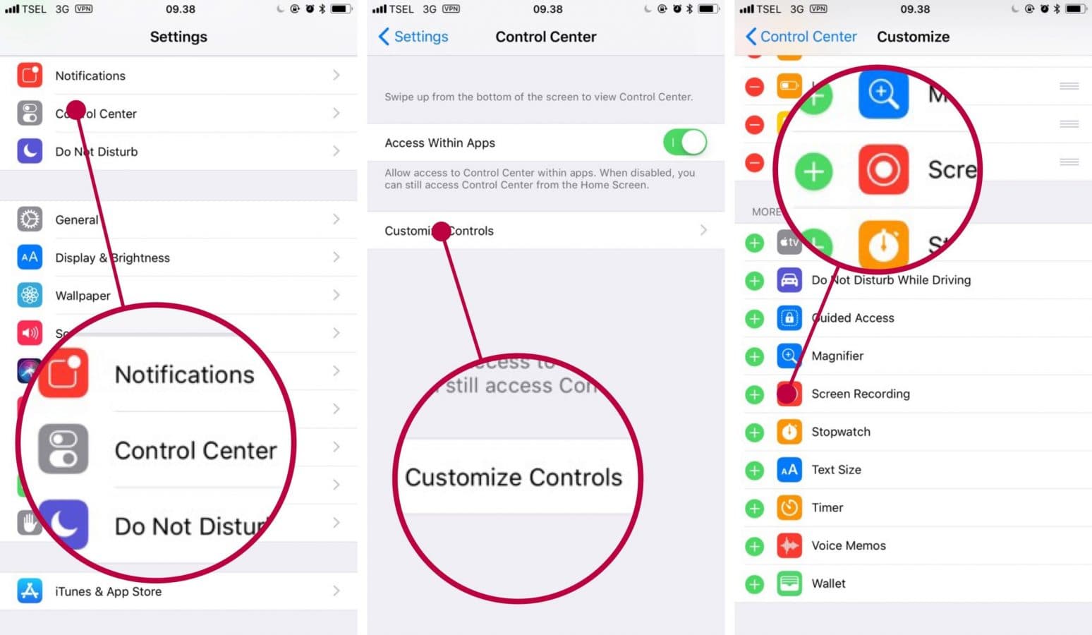 Cara Merekam Layar iPhone