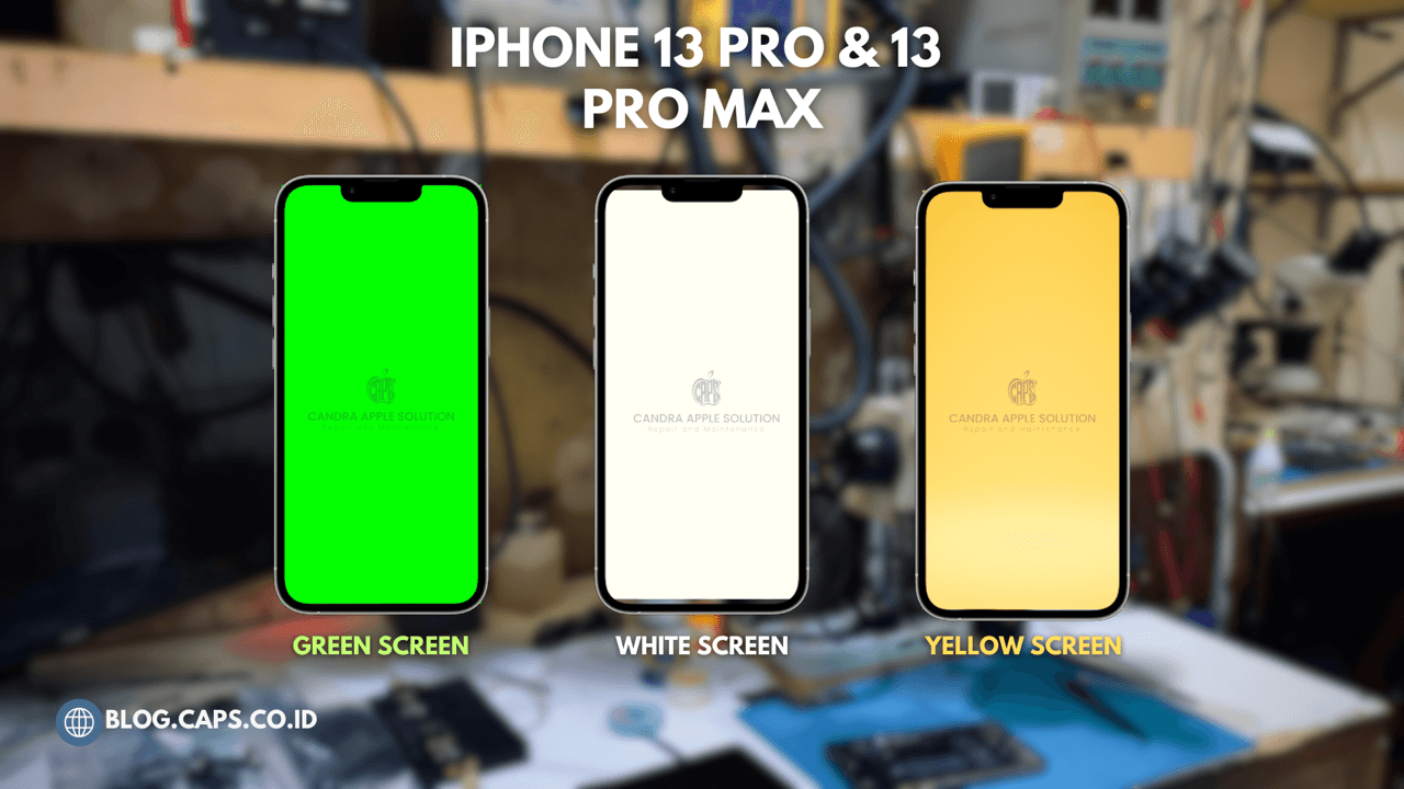 iPhone 13 Pro & Pro Max Green Screen, White Screen, Yellow Screen. Sudah Pernah Repair? Bisa Kena Lagi Loh!