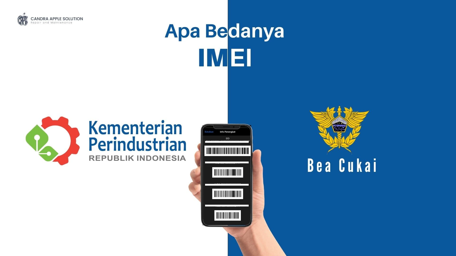Perbedaan IMEI KEMENPERIN & Bea Cukai