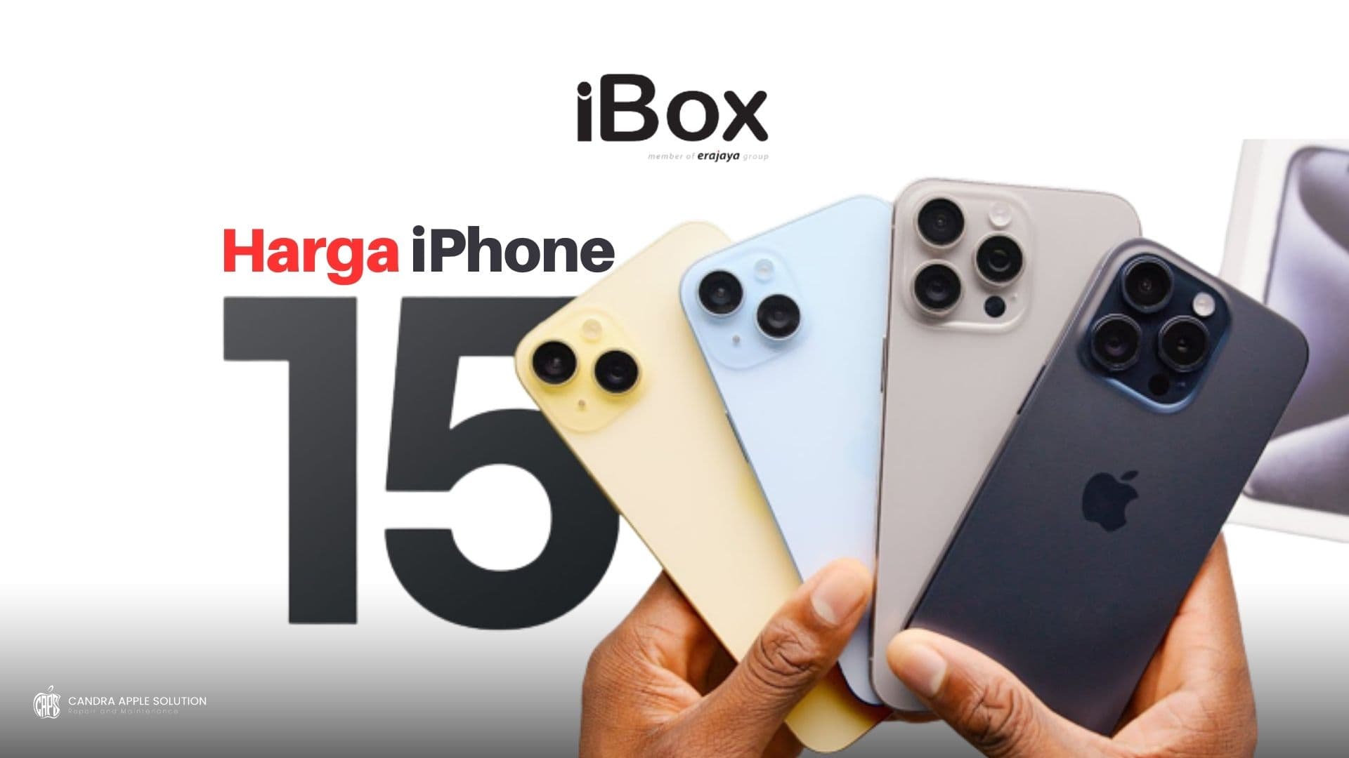 Harga iPhone 15 Series di iBox Indonesia, Mulai Rp 16 Jutaan