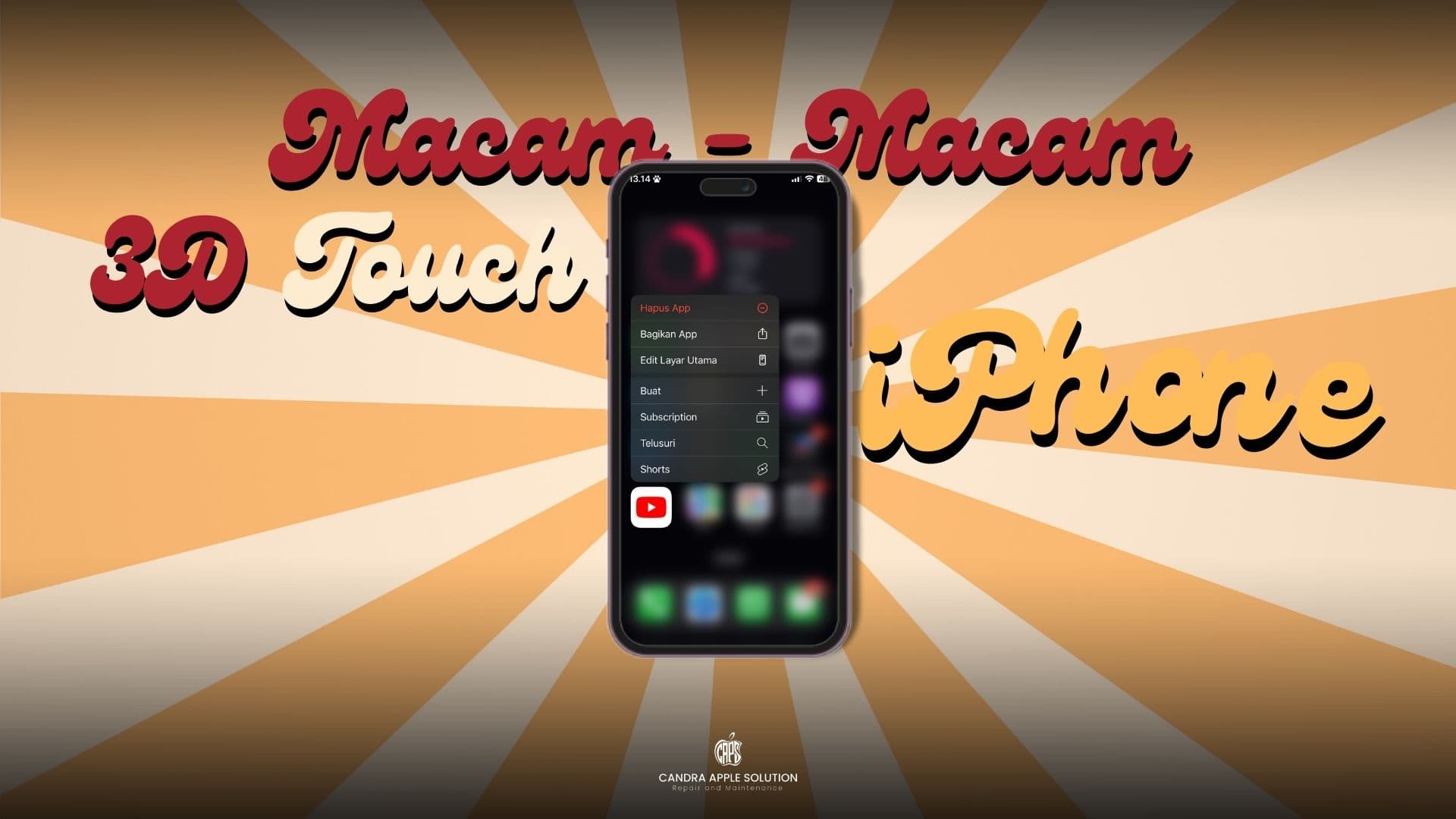 Macam-macam Touch di iPhone