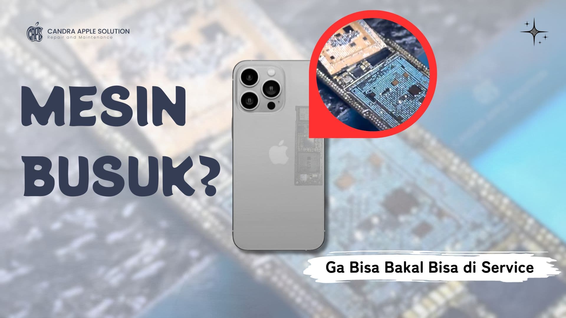 Mesin iPhone Busuk? Ga Bakal Bisa Di Service