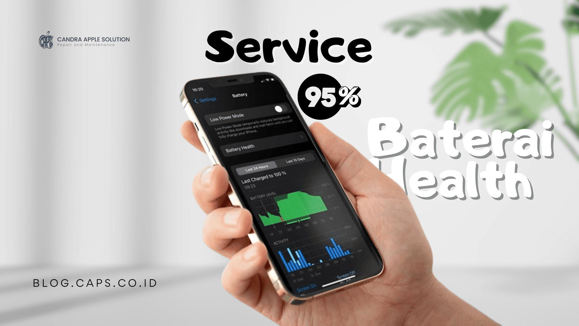 Servis Baterai iPhone BH 95%, Perlukah?