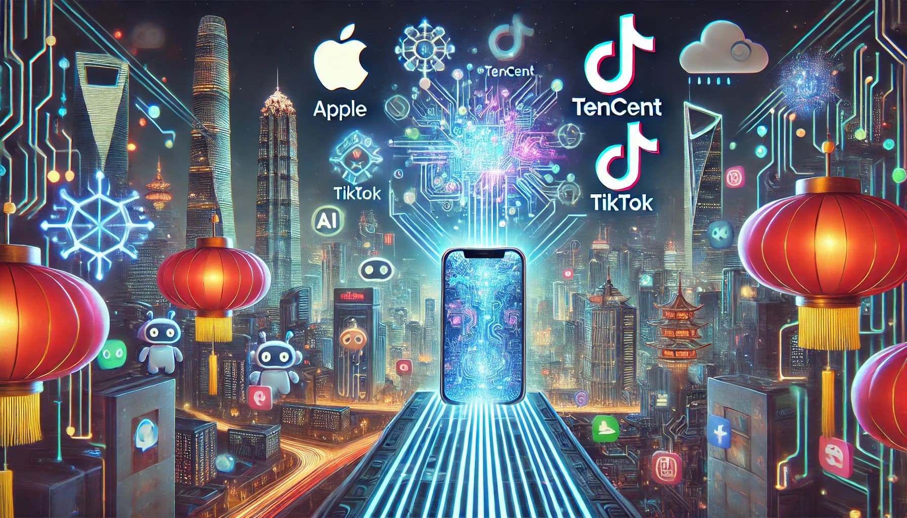 8 Alasan Apple Gandeng Tencent Dan TikTok