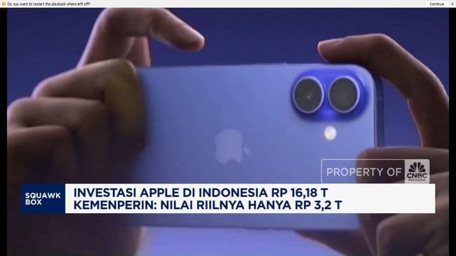 Apple Berencana Bangun Pabrik di Batam Senilai 1 Miliar Dolar: Kementerian Perindustrian Buka Suara