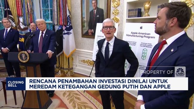 Hindari Tarif Tinggi, Apple Investasi USD 600 Miliar di AS